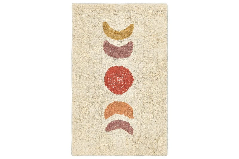 Badrumsmatta Esme, Beige, orange, gul, röd