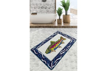 Navi Badrumsmatta 70x120 cm Rektangulär - Flerfärgad - Textil & mattor - Matta - Badrumsmatta