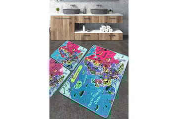 Navjoot Badrumsmatta 60x100 cm Rektangulär - Flerfärgad - Textil & mattor - Matta - Badrumsmatta