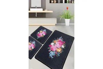 Nichatar Badrumsmatta 60x100 cm Rektangulär - Flerfärgad - Textil & mattor - Matta - Badrumsmatta