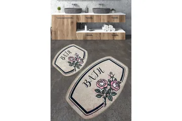 Nikhad Badrumsmatta 60x100 cm Rektangulär - Flerfärgad - Textil & mattor - Matta - Badrumsmatta