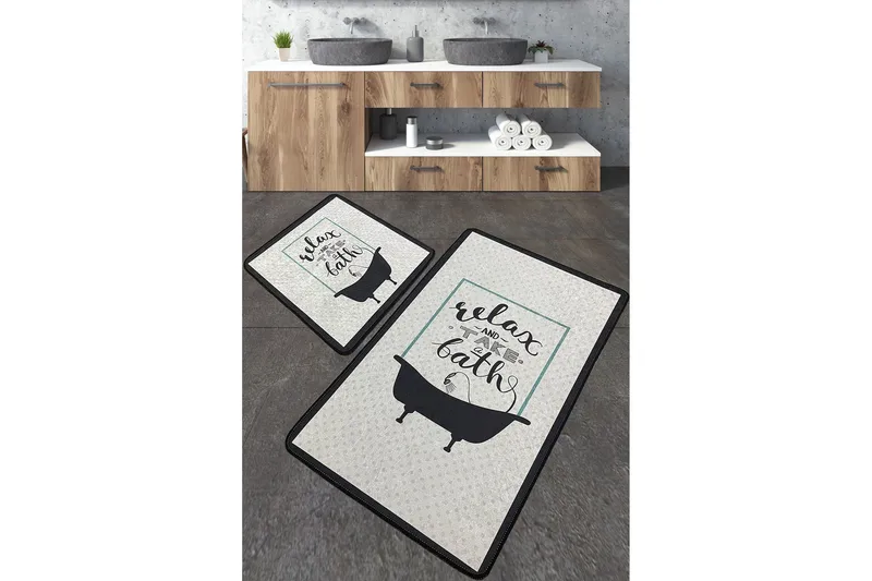 Nikhat Badrumsmatta 60x100 cm Rektangulär, Flerfärgad