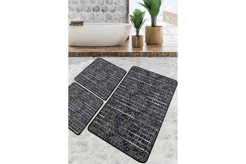 Nikkam Badrumsmatta 60x100 cm Rektangulär, Flerfärgad