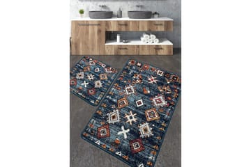 Nikkhar Badrumsmatta 60x100 cm Rektangulär - Flerfärgad - Textil & mattor - Matta - Badrumsmatta