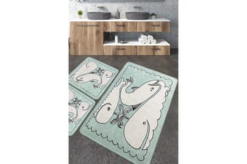 Niku Badrumsmatta 60x100 cm Rektangulär - Flerfärgad - Textil & mattor - Matta - Badrumsmatta