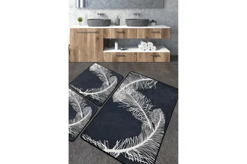 Nilesh Badrumsmatta 60x100 cm Rektangulär - Flerfärgad - Textil & mattor - Matta - Badrumsmatta