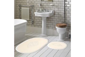 Palak Badrumsmatta 65x115 cm Rektangulär - Creme - Textil & mattor - Matta - Badrumsmatta