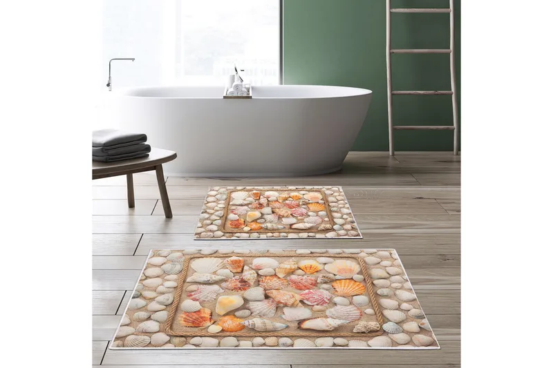 Pale Badrumsmatta 60x150 cm Rektangulär, Flerfärgad