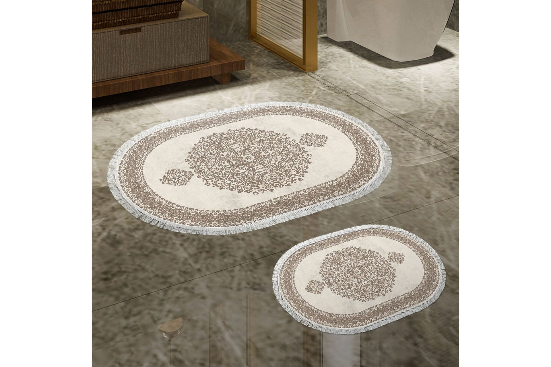 Panchma Badrumsmatta 60x150 cm Rektangul&auml;r - Brun