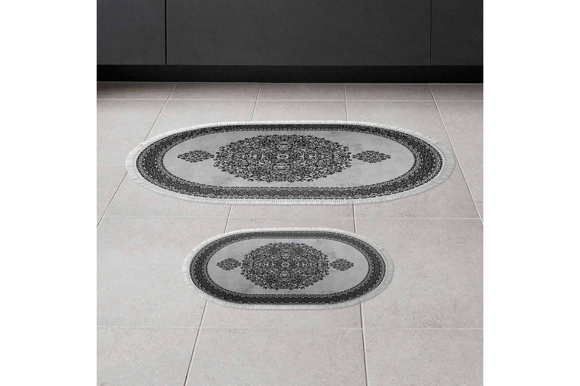 panchma badrumsmatta 60x150 cm rektangulär - grå