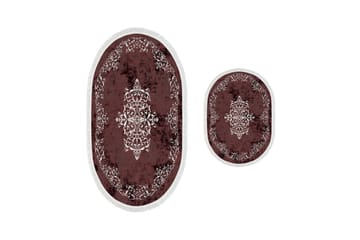 Panchoo Badrumsmatta 60x150 cm Rektangulär - Röd - Textil & mattor - Matta - Badrumsmatta