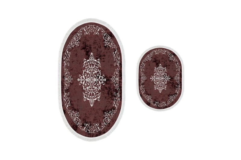 Panchoo Badrumsmatta 60x150 cm Rektangulär - Röd - Textil & mattor - Matta - Badrumsmatta