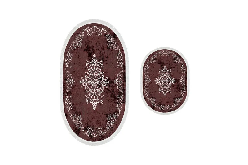 Panchoo Badrumsmatta 60x150 cm Rektangulär - Röd - Textil & mattor - Matta - Badrumsmatta