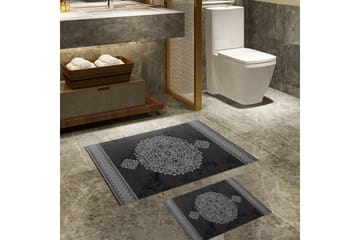 Panchu Badrumsmatta 60x150 cm Rektangulär - Svart - Textil & mattor - Matta - Badrumsmatta