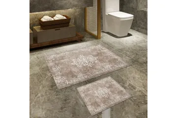Panchuram Badrumsmatta 60x150 cm Rektangulär - Beige - Textil & mattor - Matta - Badrumsmatta