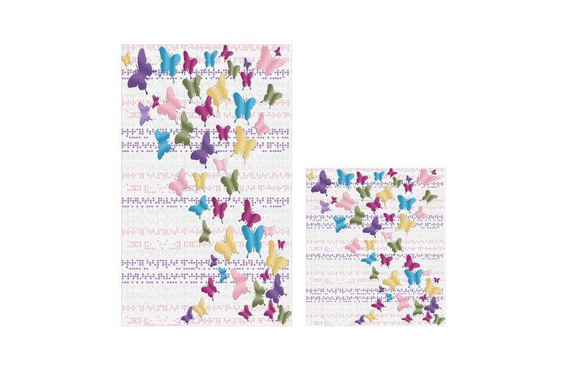 Pancu Badrumsmatta 60x150 cm Rektangulär - Flerfärgad - Textil & mattor - Matta - Badrumsmatta