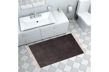 Pandit Badrumsmatta 50x75 cm Rektangulär - Antracit - Textil & mattor - Matta - Badrumsmatta