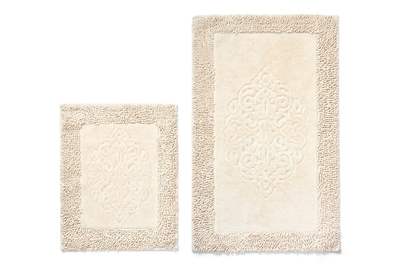 Papudi Badrumsmatta 60x100 cm Rektangulär - Creme - Textil & mattor - Matta - Badrumsmatta