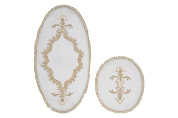 Paramik Badrumsmatta 65x115 cm Rektangulär - Creme - Textil & mattor - Matta - Badrumsmatta