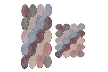 Paramjeet Badrumsmatta 60x100 cm Rektangulär - Flerfärgad - Textil & mattor - Matta - Badrumsmatta