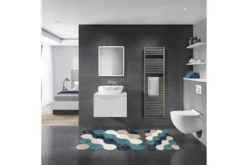 Paramshela Badrumsmatta 60x100 cm Rektangulär - Blå - Textil & mattor - Matta - Badrumsmatta