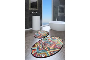 Pardep Badrumsmatta 60x100 cm Rektangulär - Flerfärgad - Textil & mattor - Matta - Badrumsmatta