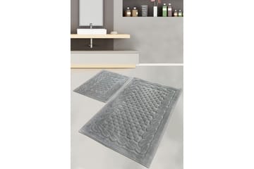Parerna Badrumsmatta 60x100 cm Rund - Grå - Textil & mattor - Matta - Badrumsmatta