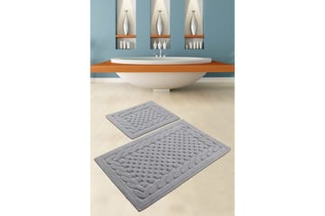 Parerna Badrumsmatta 60x100 cm Rund - Grå - Textil & mattor - Matta - Badrumsmatta