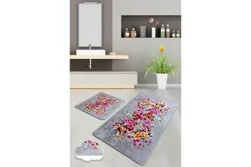 Pariksha Badrumsmatta 60x100 cm Rund - Flerfärgad - Textil & mattor - Matta - Badrumsmatta