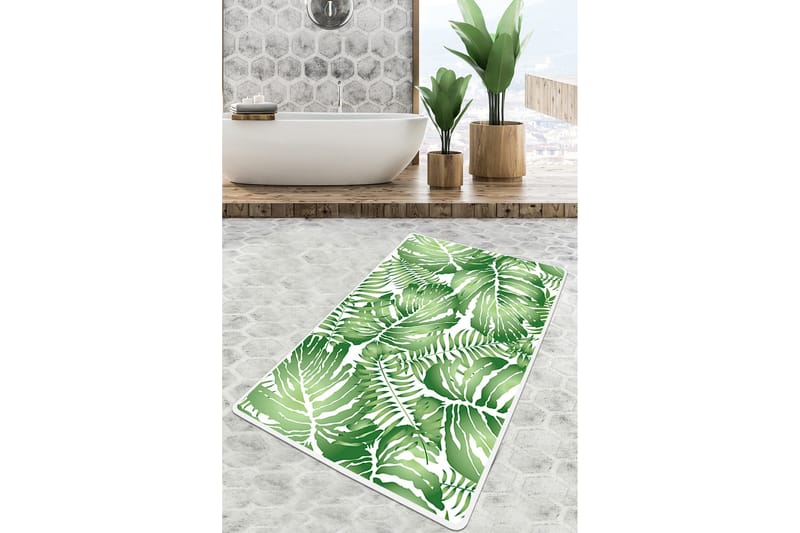 Parjinder Badrumsmatta 70x120 cm Rektangulär, Flerfärgad