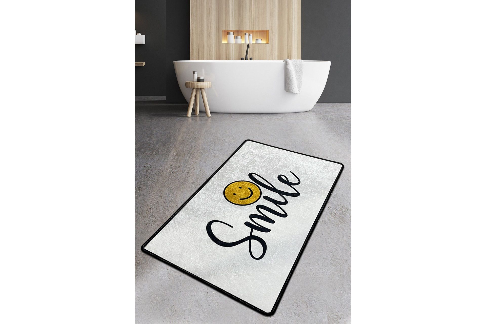 Parmanand Badrumsmatta 80x100 cm Rektangul&auml;r - Flerf&auml;rgad