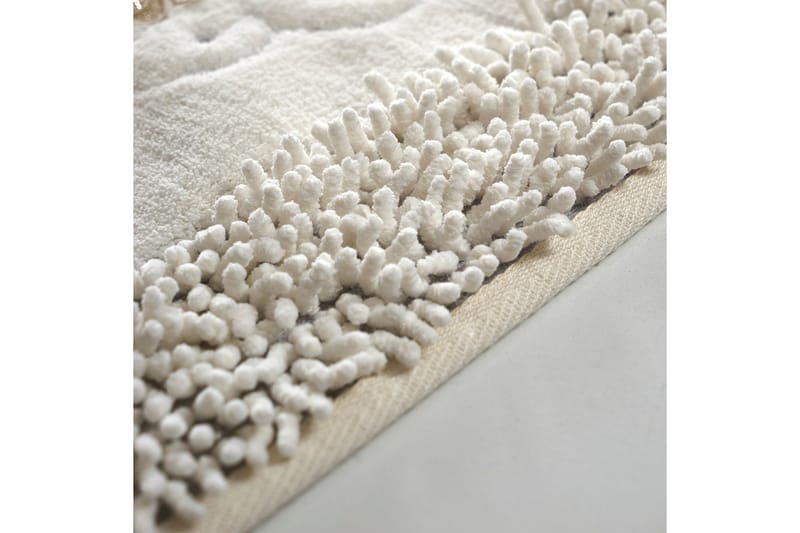 Parmeswari Badrumsmatta 60x100 cm Rektangulär - Creme - Textil & mattor - Matta - Badrumsmatta