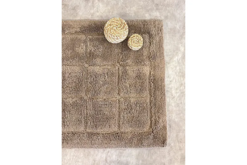 Badrumsmatta Square - 70x120 cm, Dark Linen - Textil & mattor - Matta - Badrumsmatta