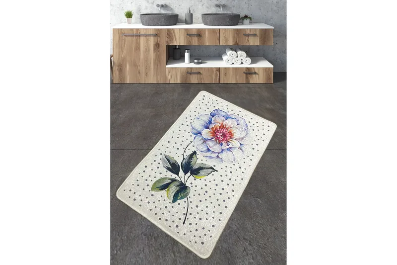 Stoneburn Badrumsmatta 70x120 cm Rektangulär, Flerfärgad