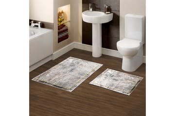 Badrumsmattset (2 delar) Brivan Mångfärgad - Multifärgad - Textil & mattor - Matta - Badrumsmatta