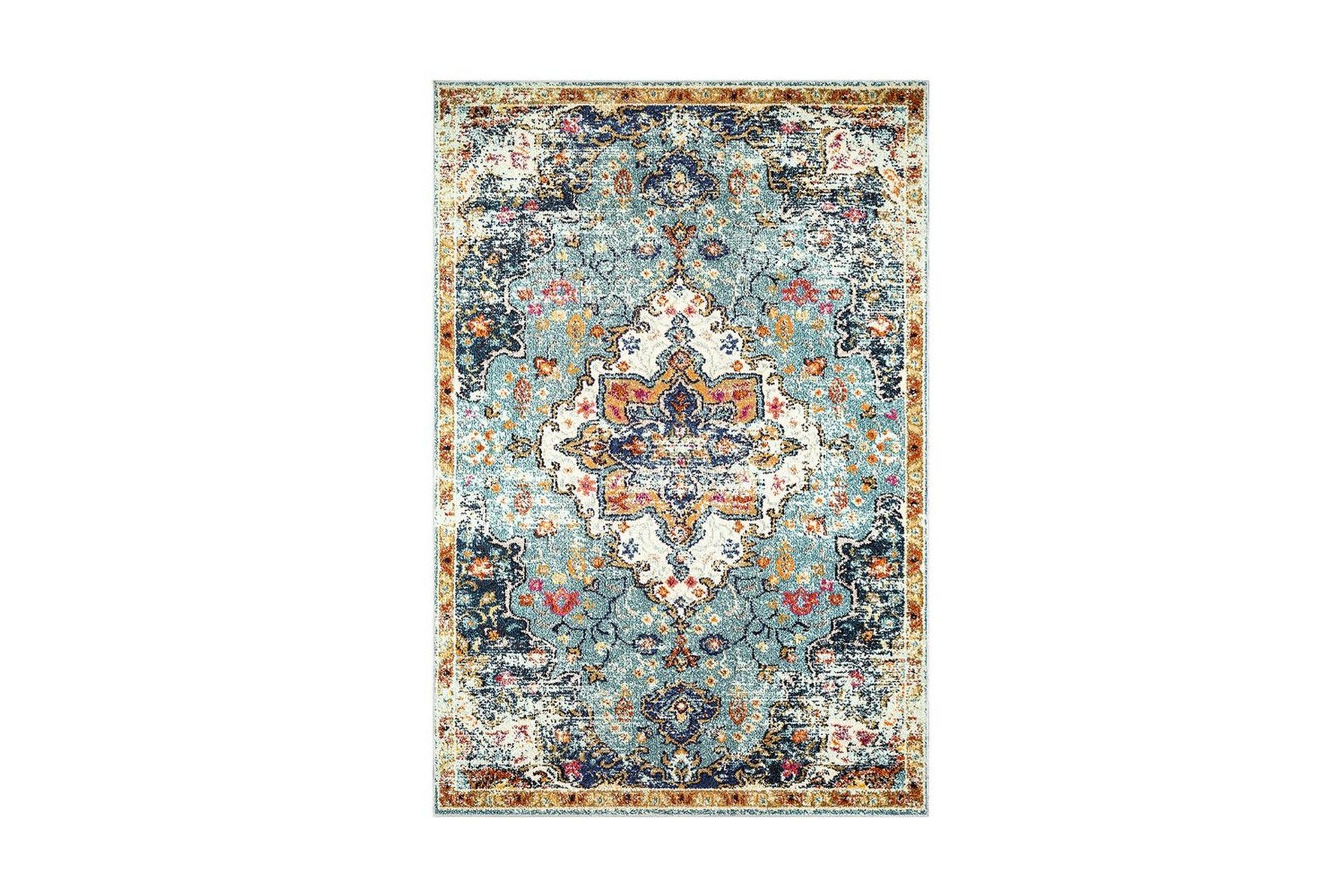 Badrumsmattset (2 delar) Masafumie Multicolor - Multif&auml;rgad