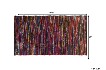 Bartin Matta Rund 160 cm - Flerfärgad - Textil & mattor - Matta