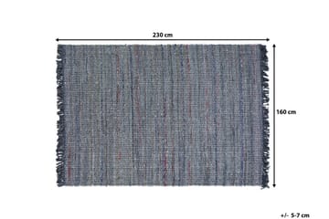 Besni Matta 160x230 cm - Grå - Textil & mattor - Matta - Modern matta - Bomullsmatta