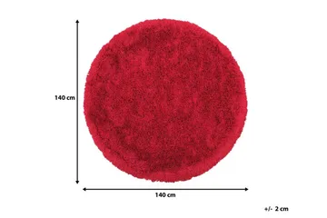 Bleakley Matta Rund 140 cm - Röd - Textil & mattor - Matta