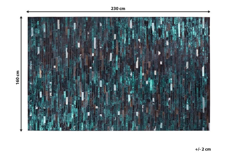Crish Matta 160x230 cm - Brun - Textil & mattor - Matta - Orientalisk matta - Patchwork matta