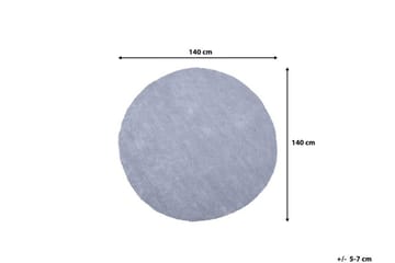 Demre Matta Rund 140 cm - Ljusgrå - Textil & mattor - Matta