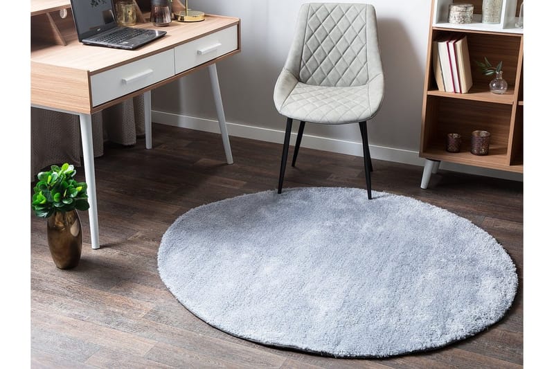 Demre Matta Rund 140 cm - Ljusgrå - Textil & mattor - Matta