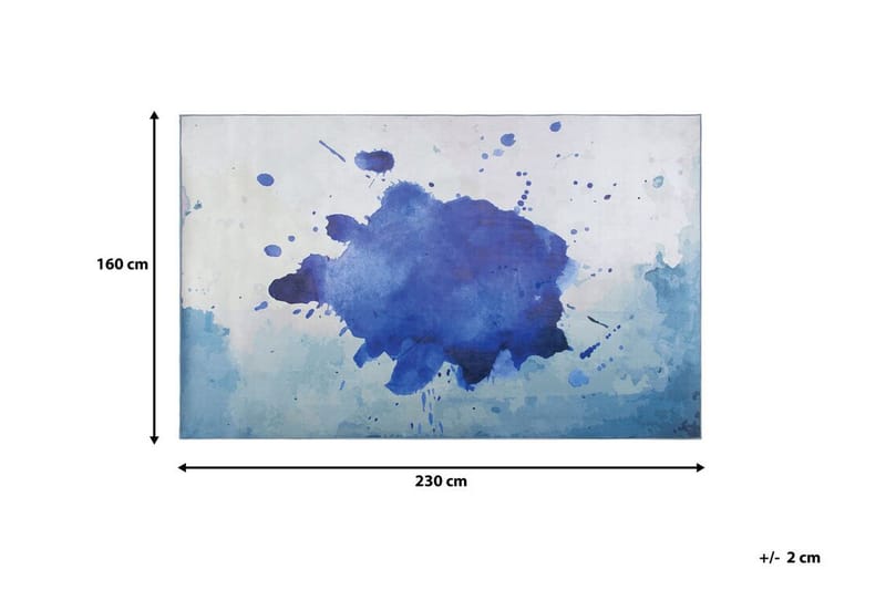 Domenice Matta 160x230 cm - Blå - Textil & mattor - Matta