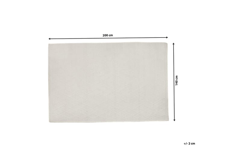 Erzin Matta 140x200 cm - Vit - Textil & mattor - Matta - Små mattor