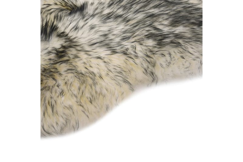 Fårfäll 60x180 cm mörkgrå melange - Grå - Fårskinn & lammskinn