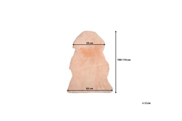 Uluru Fårskinn 65|110 cm - Rosa - Textil & mattor - Matta - Fäll & skinnmatta - Fårskinn & lammskinn