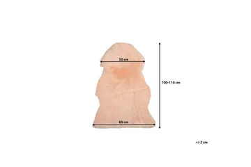 Uluru Fårskinn 65|110 cm - Rosa - Textil & mattor - Matta - Fäll & skinnmatta - Fårskinn & lammskinn