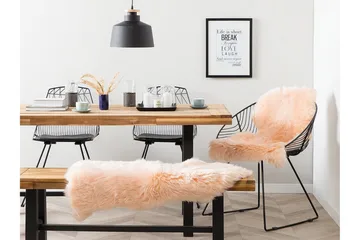 Uluru Fårskinn 65|110 cm - Rosa - Textil & mattor - Matta - Fäll & skinnmatta - Fårskinn & lammskinn