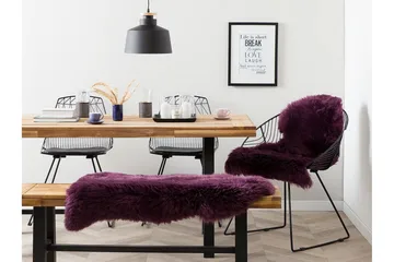Uluru Fårskinn 65x110 cm - Lila - Textil & mattor - Matta - Fäll & skinnmatta - Fårskinn & lammskinn