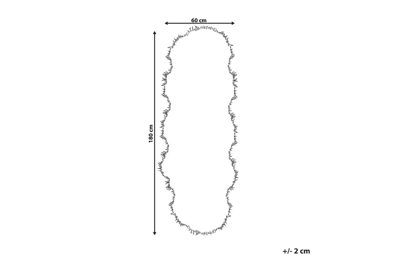 Mamungari Fårskinn 60x180 cm - Rosa - Textil & mattor - Matta - Fäll & skinnmatta - Fårskinn & lammskinn